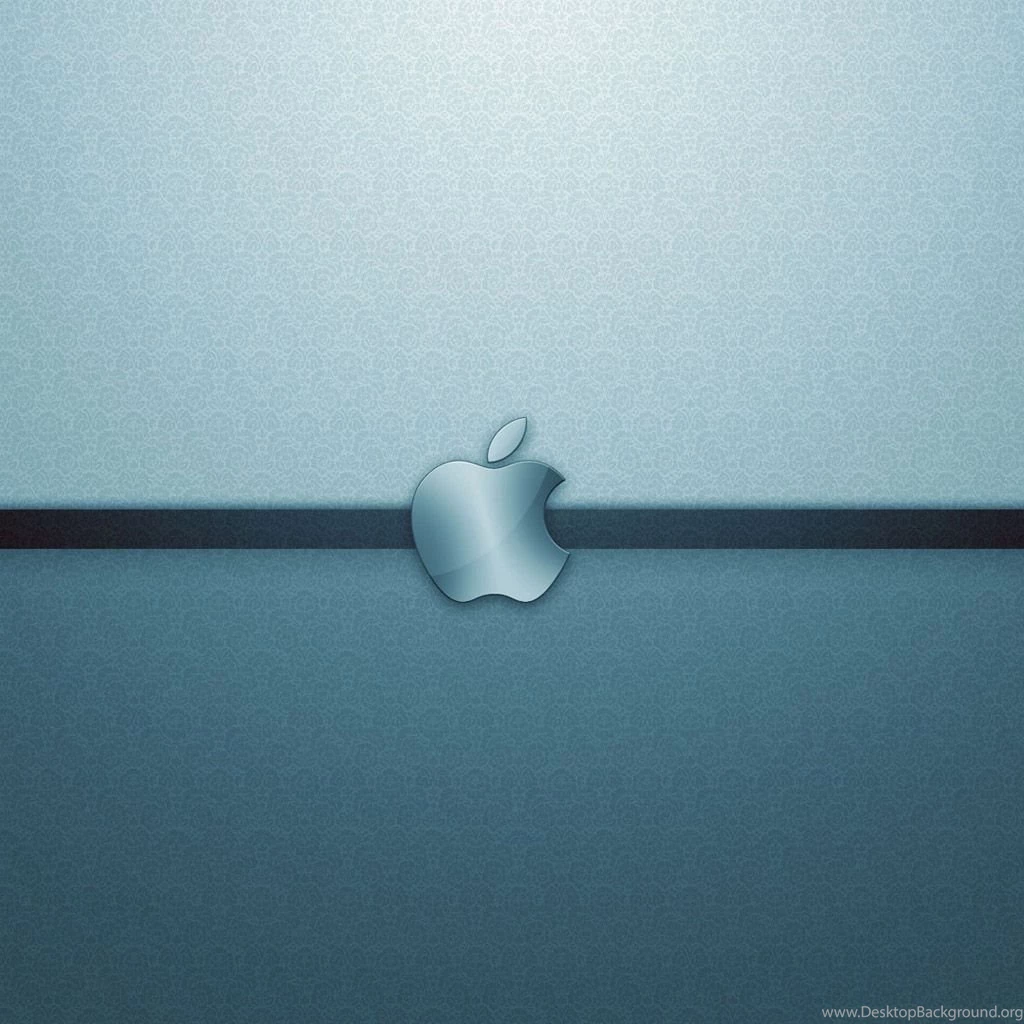 Metallic Apple Logo iPad Wallpapers Download