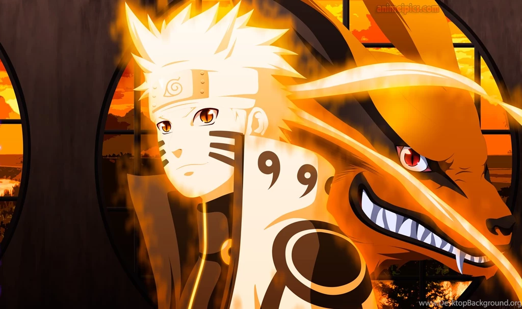Naruto Nine Tails Mode Wallpaper.