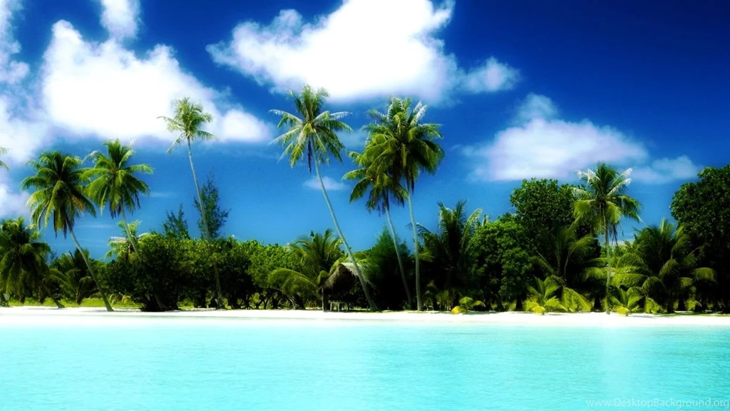Tropical Beach Scene Desktop Backgrounds Nature Beach Photos Of ...