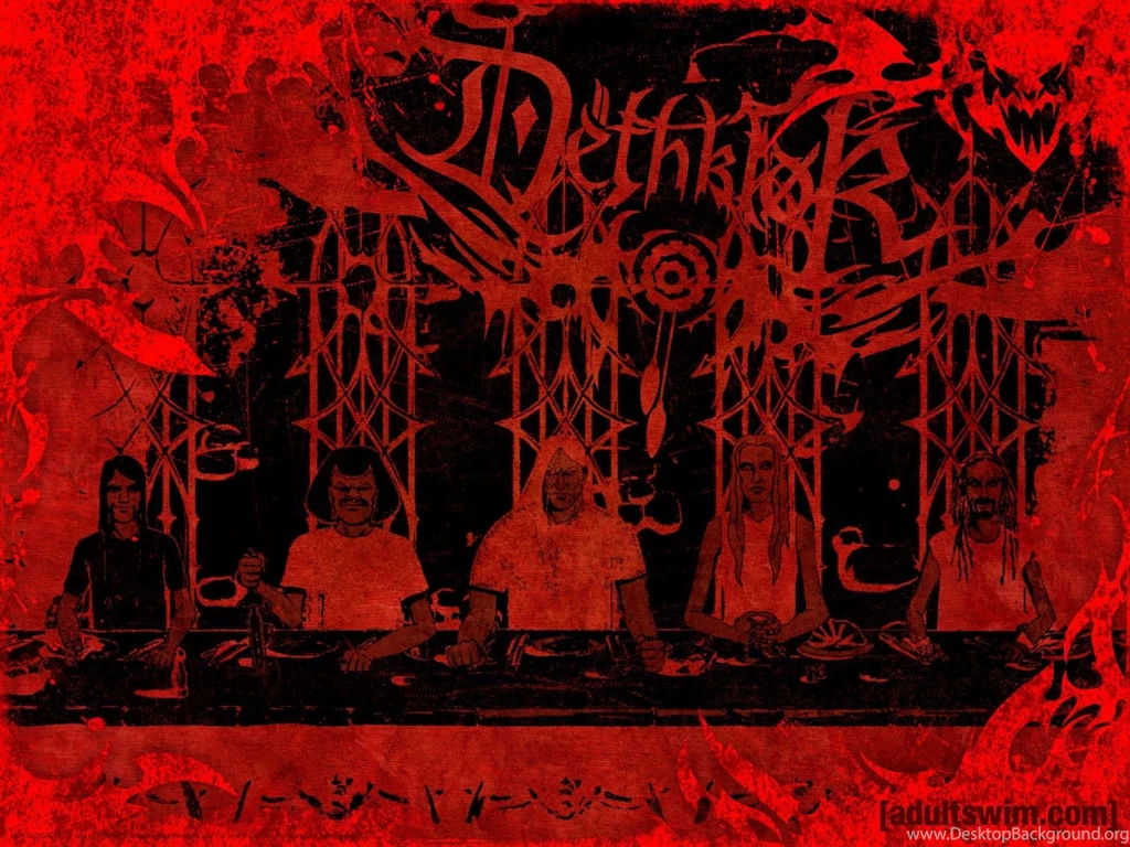 Dethklok Heavy Metal Music Cartoons Hard Rock Band Groups ...