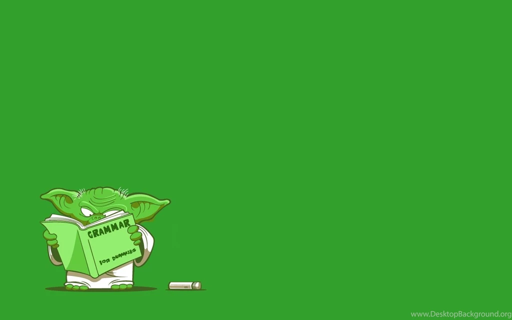 Yoda, Simple Background, Green Background, Funny :: Wallpapers