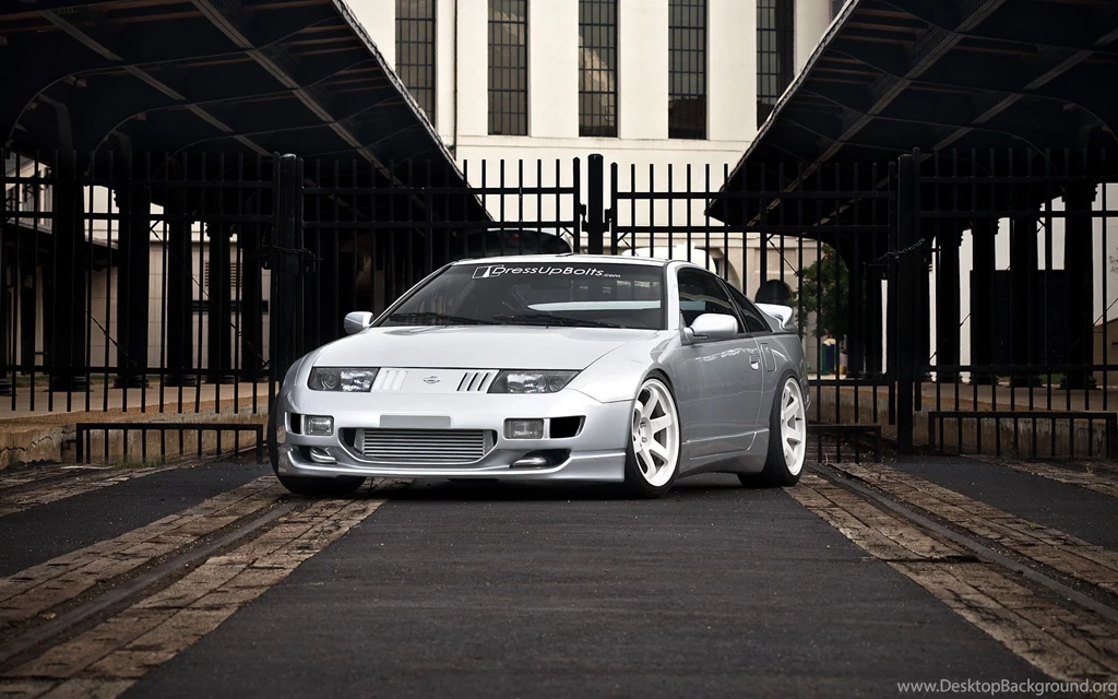 Cars, Front, Silver, Nissan, Nissan 300Zx, Fairlady Z :: Wallpapers