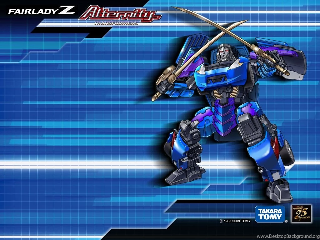 Megatron Nissan Fairlady Z (Premium Le Mans Blue) Transformers ...