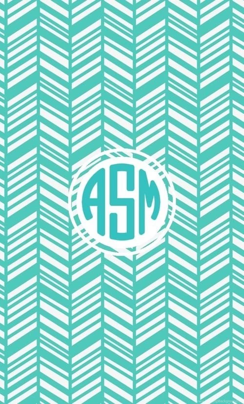 Tribal Fishtail Monogram Iphone Wallpapers