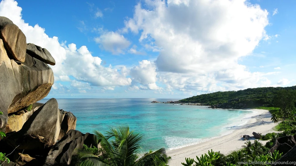Grand Anse Spectacular Beach Backgrounds Beach Wallpapers