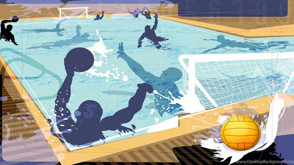 壁紙Link 「水球のイラスト Water Polo」