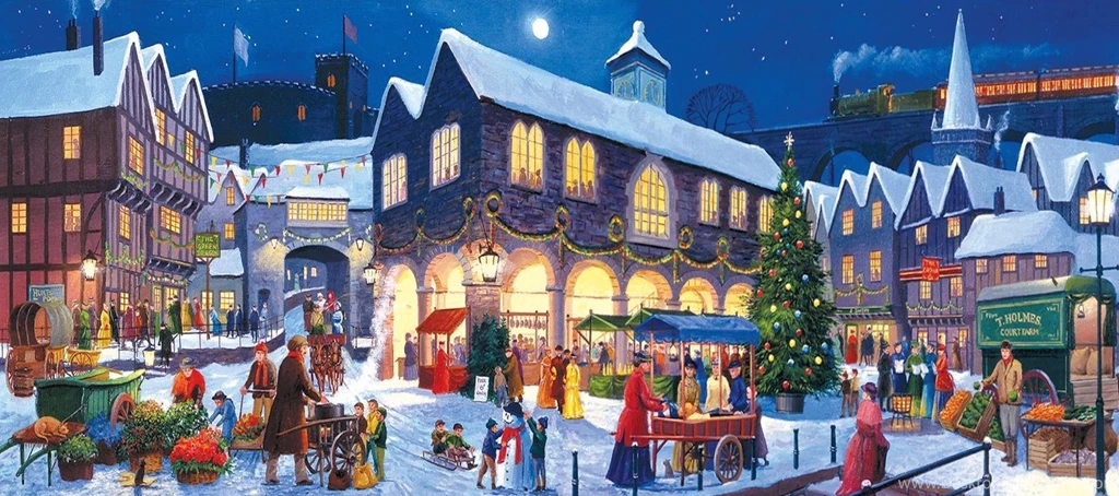 Christmas Market HD Wallpaper, Christmas Market Images