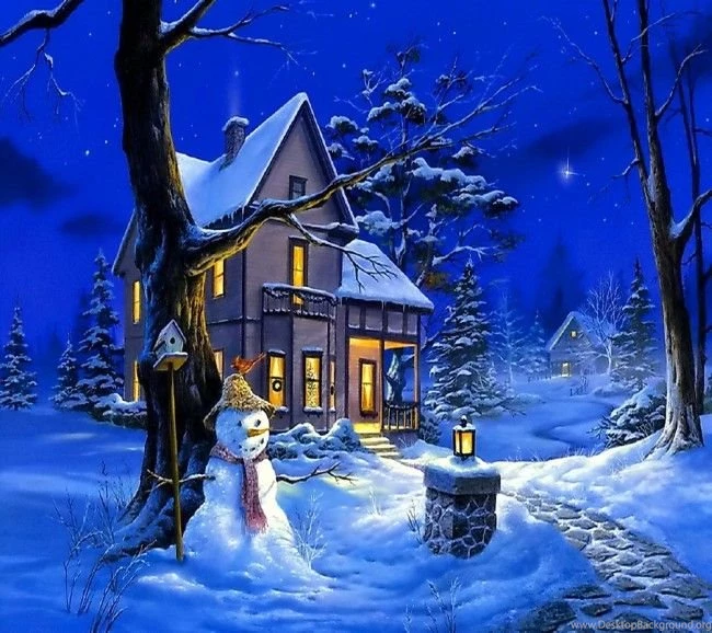 Christmas Night HD Desktop Wallpaper free Downlaod.jpg