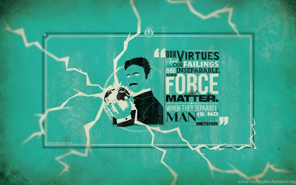 NIKOLA TESLA QUOTE DESKTOP WALLPAPER