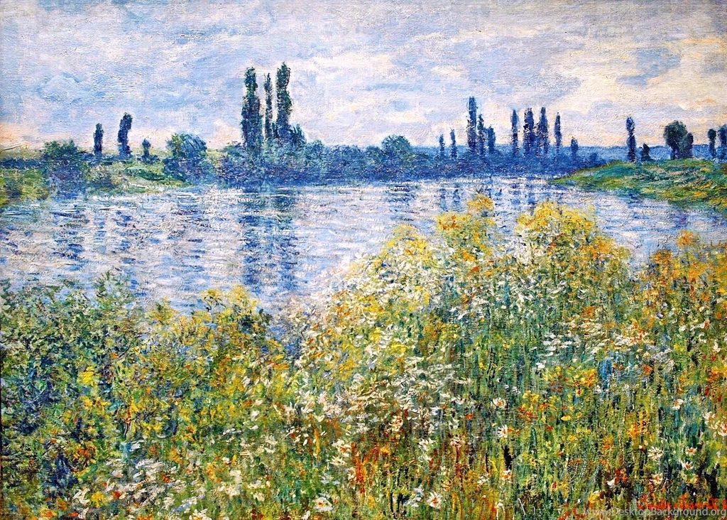 Painting Monet   Flowers Wallpapers And Images   Wallpapers ...