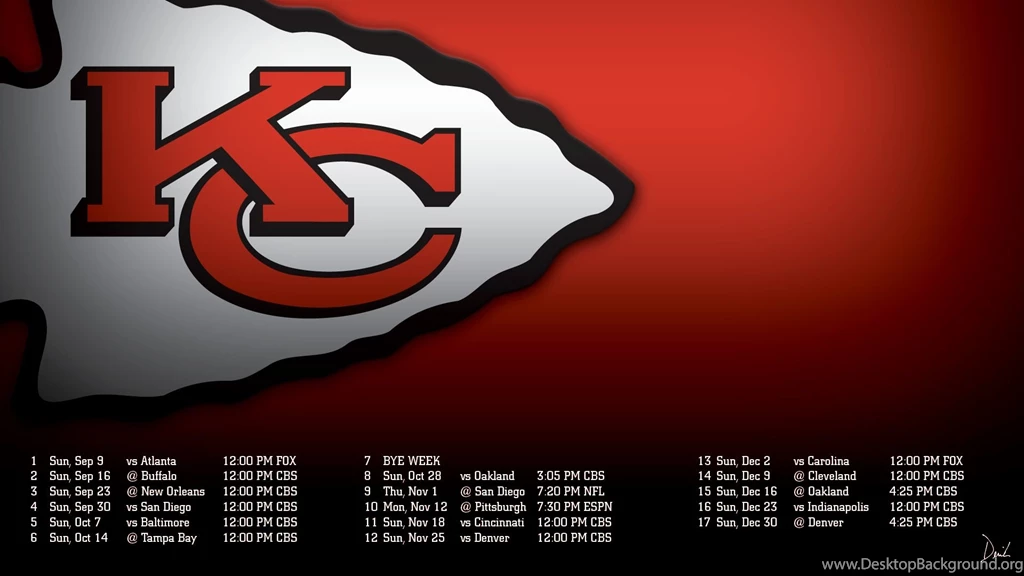 Derrick Docket » Kansas City Chiefs 2012 Schedule Wallpapers