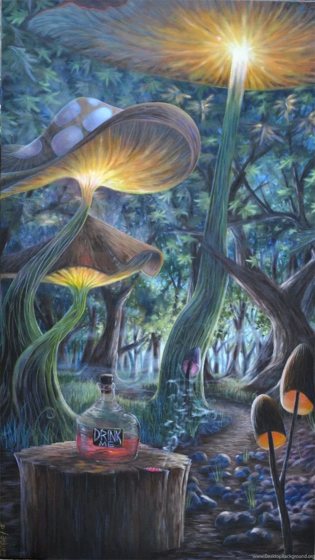 Drink Me Alice And Wonderland iPhone 5 Wallpapers (640x1136)
