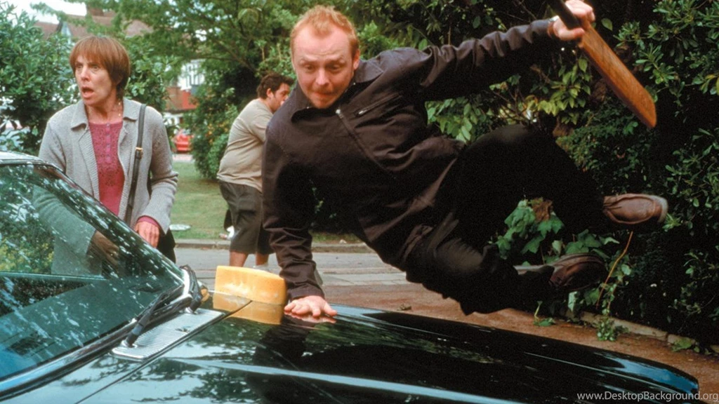 Zombies Shaun Of The Dead Simon Pegg Cricket Bat HD Wallpapers ...