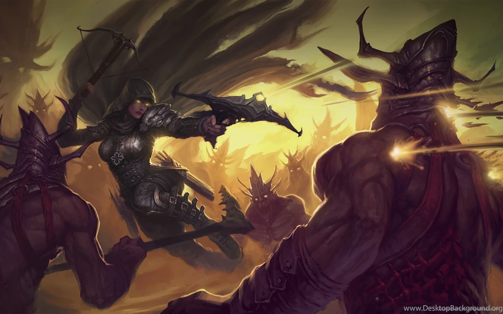 Download 1920x1200 Diablo 3 Demon Hunter Wallpapers