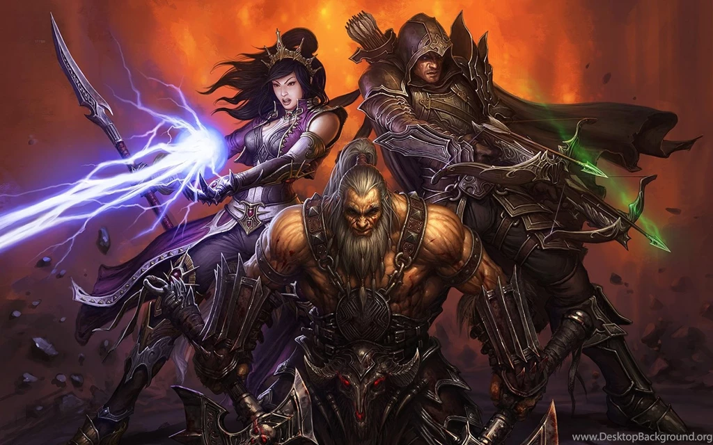 Diablo, Demon, Hunter, Barbarian, Sorcerer, 1920x1200 HD Wallpapers ...