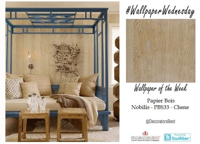 Wallpapers Wednesday: TREND ALERT  Faux Bois