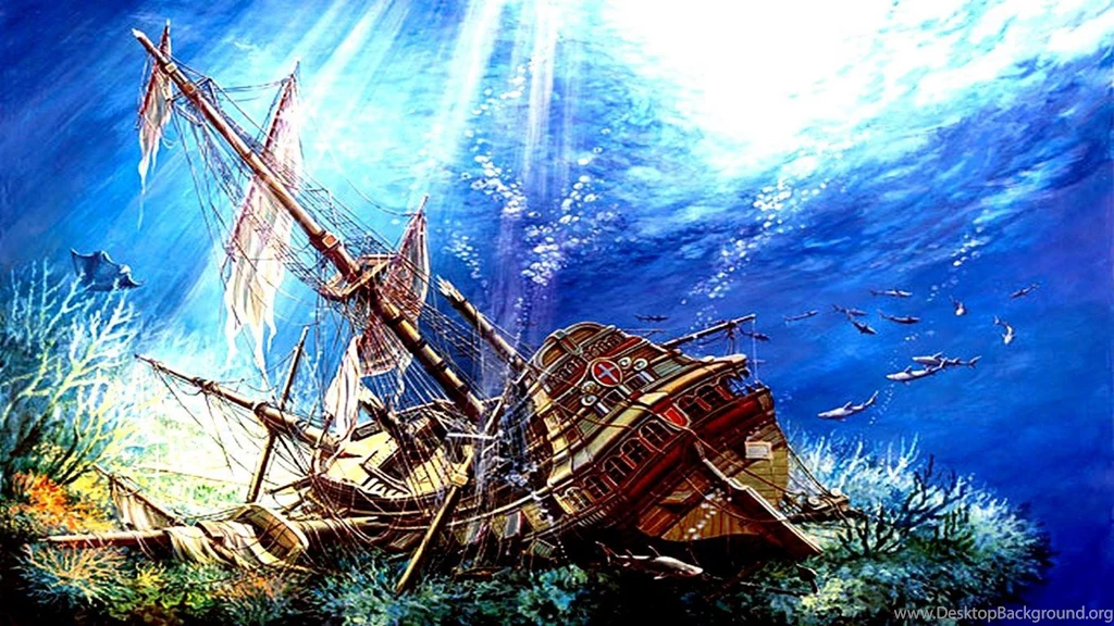 SHIPWRECK WALLPAPER   (