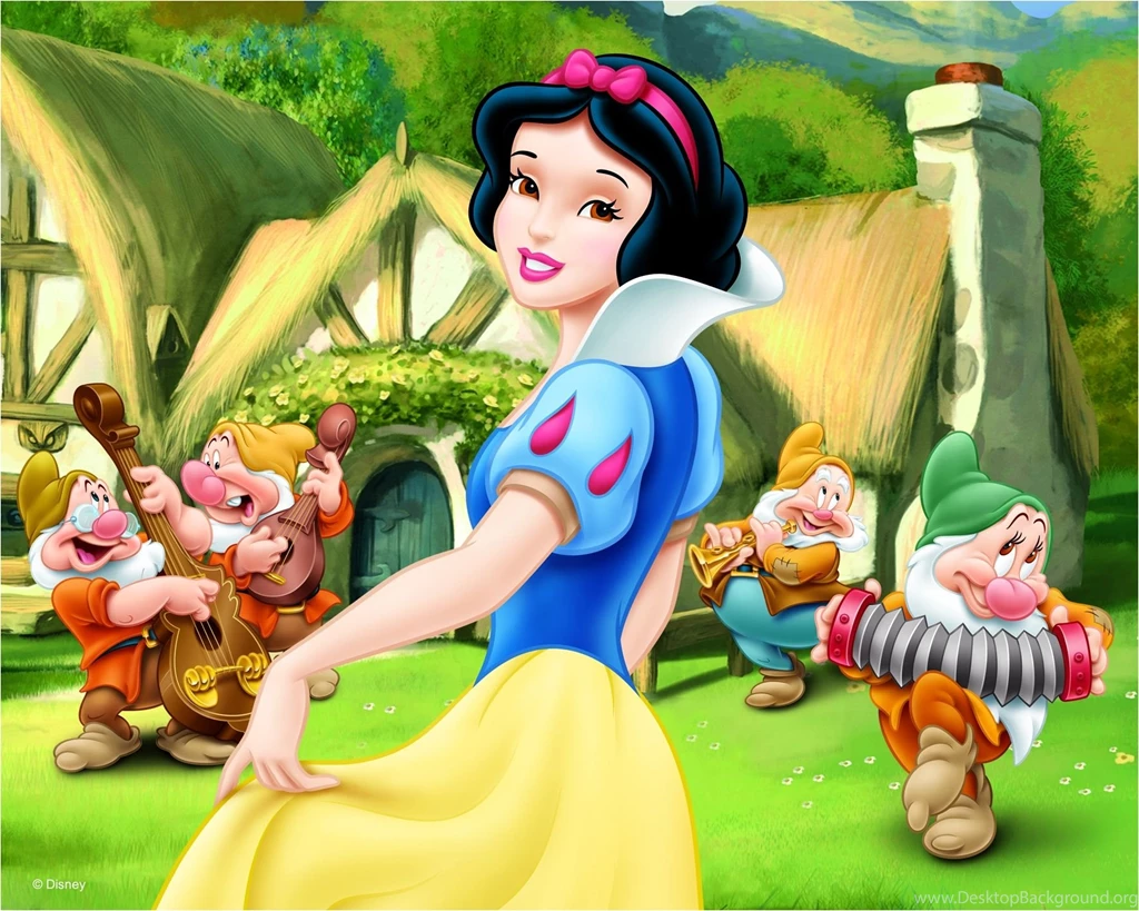 Original Snow White And The Seven Dwarfs Wallpaper.