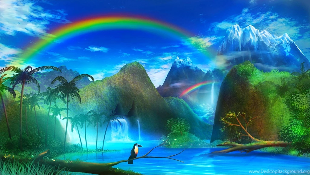 LAND OF RAINBOWS WALLPAPER (