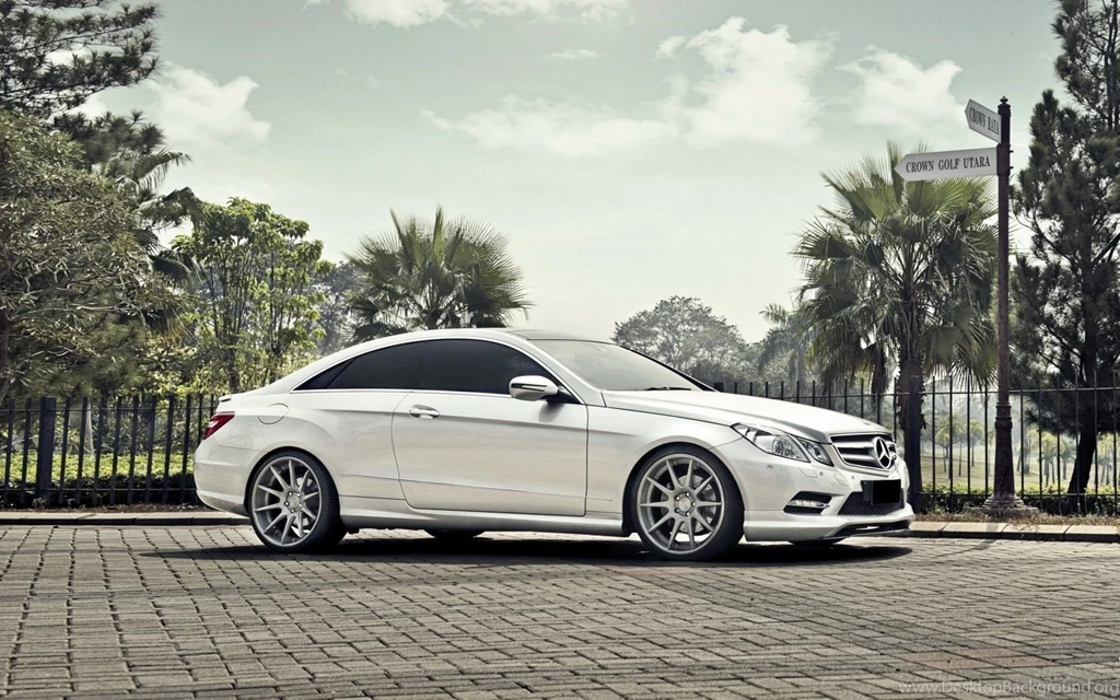 Mercedes Benz E Class Coupe White Hd Wallpapers Free HD Wallpapers ...