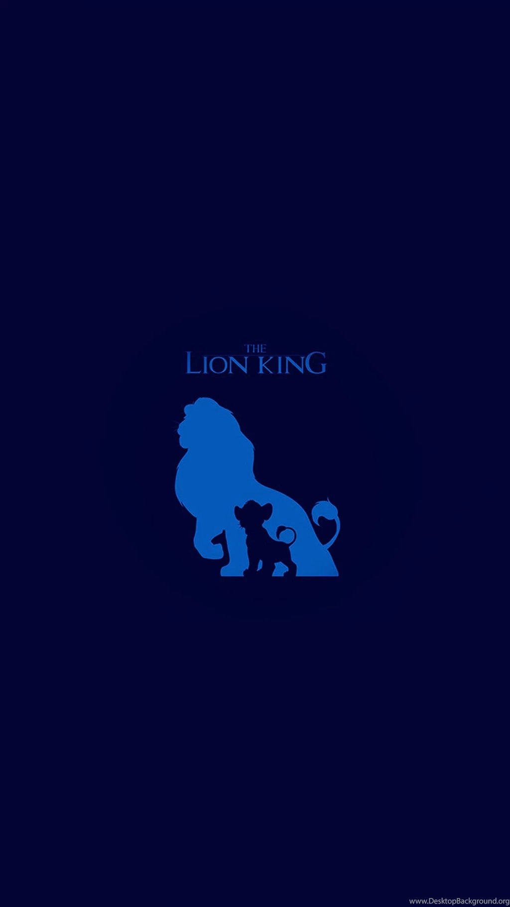 The Lion King Blue Minimal Art iPhone 6 Wallpapers Download ...