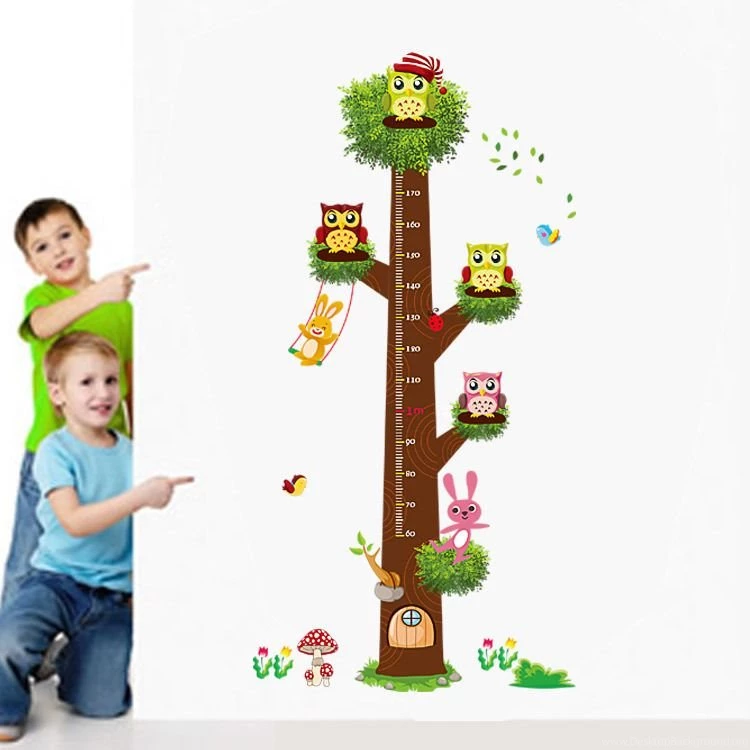 Diy Height Measuring Tree Wallsticker For Child,removable Pvc ...