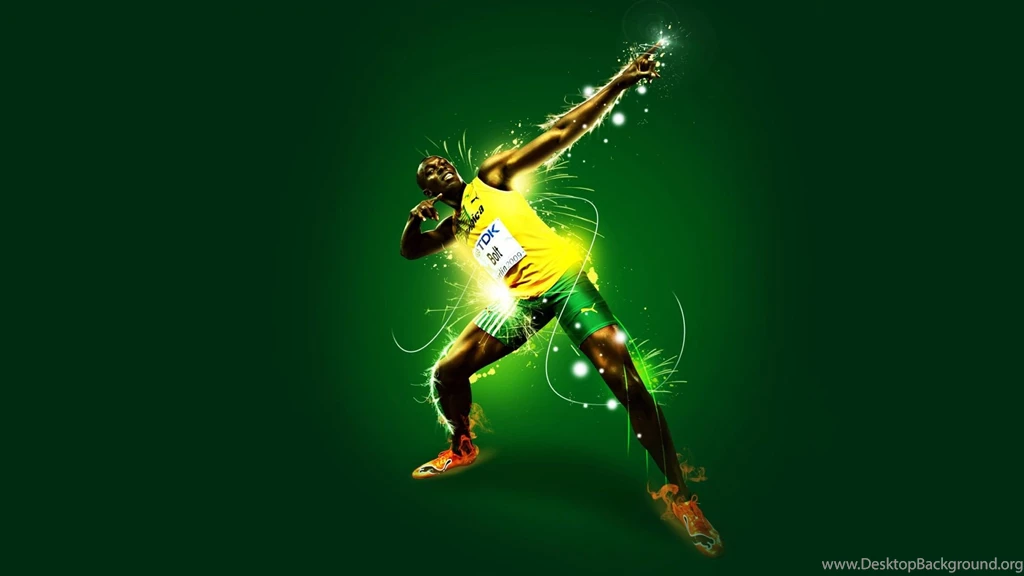 1920x1080 Usain Bolt Art Wallpapers