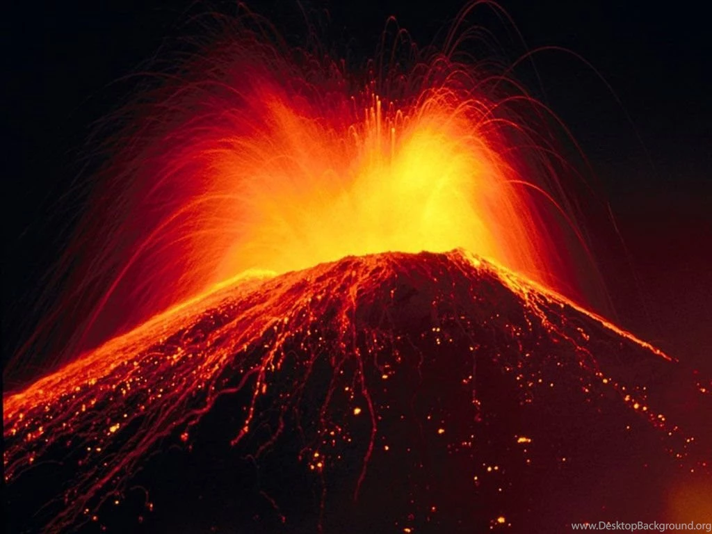 990x660px Volcano Eruption Wallpapers