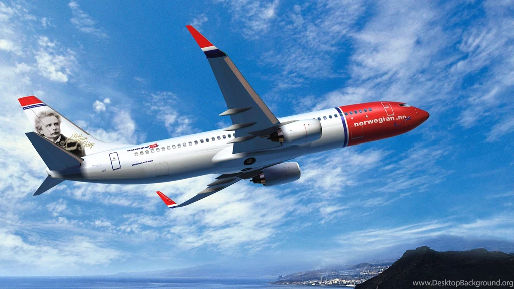 Norwegian Air, Boeing 737 Airplane Wallpapers
