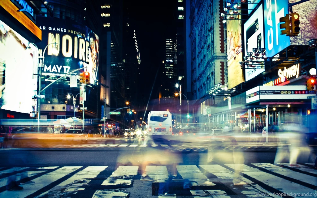 Crossing Time Square Wallpapers :: HD Wallpapers