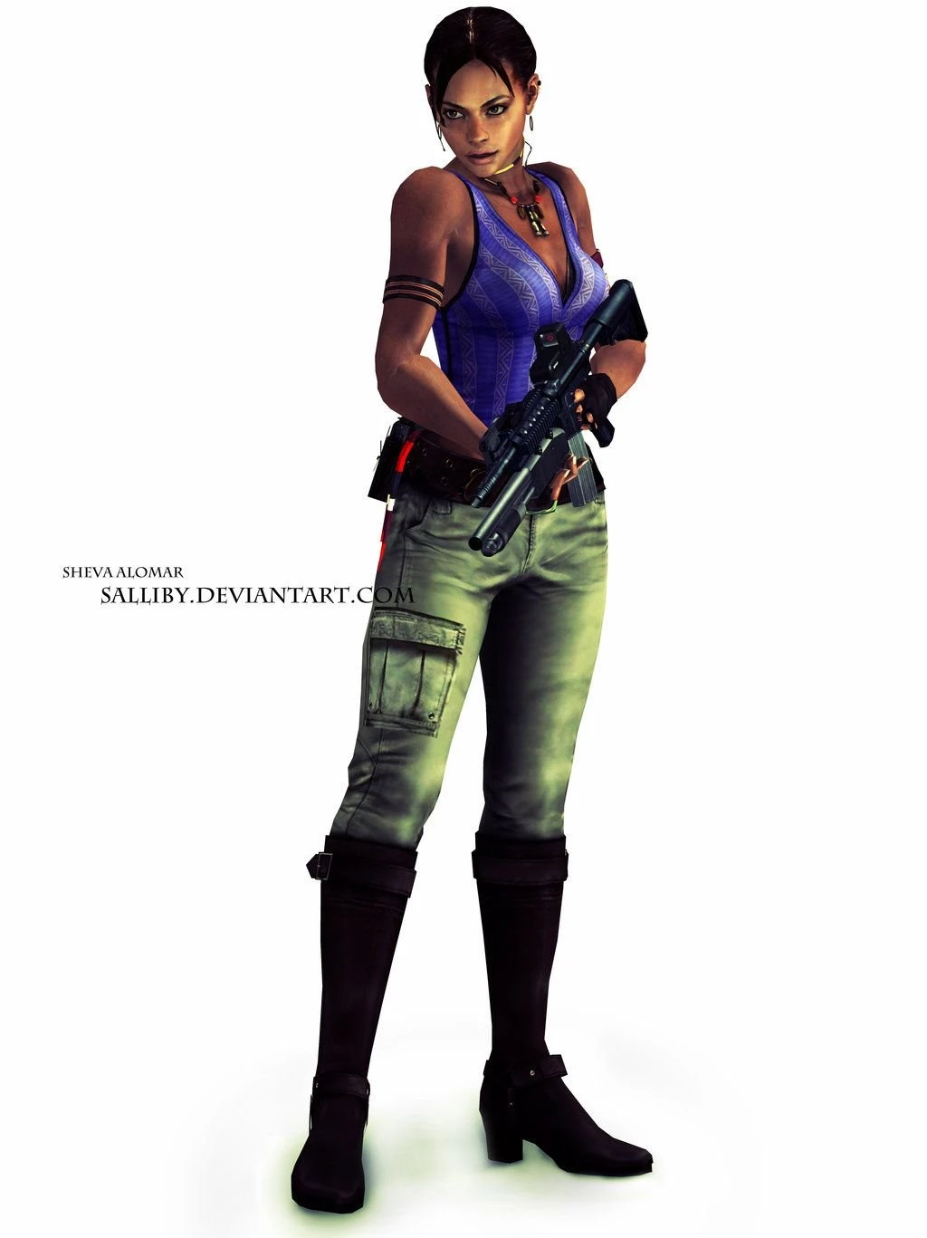 Sheva Alomar By SallibyG Ray On DeviantArt