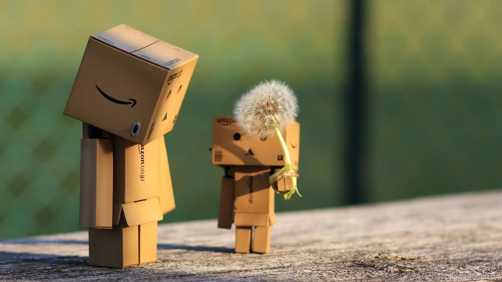 Download Wallpapers 2560x1440 Danbo, Cardboard Robot, Dandelion Mac ...