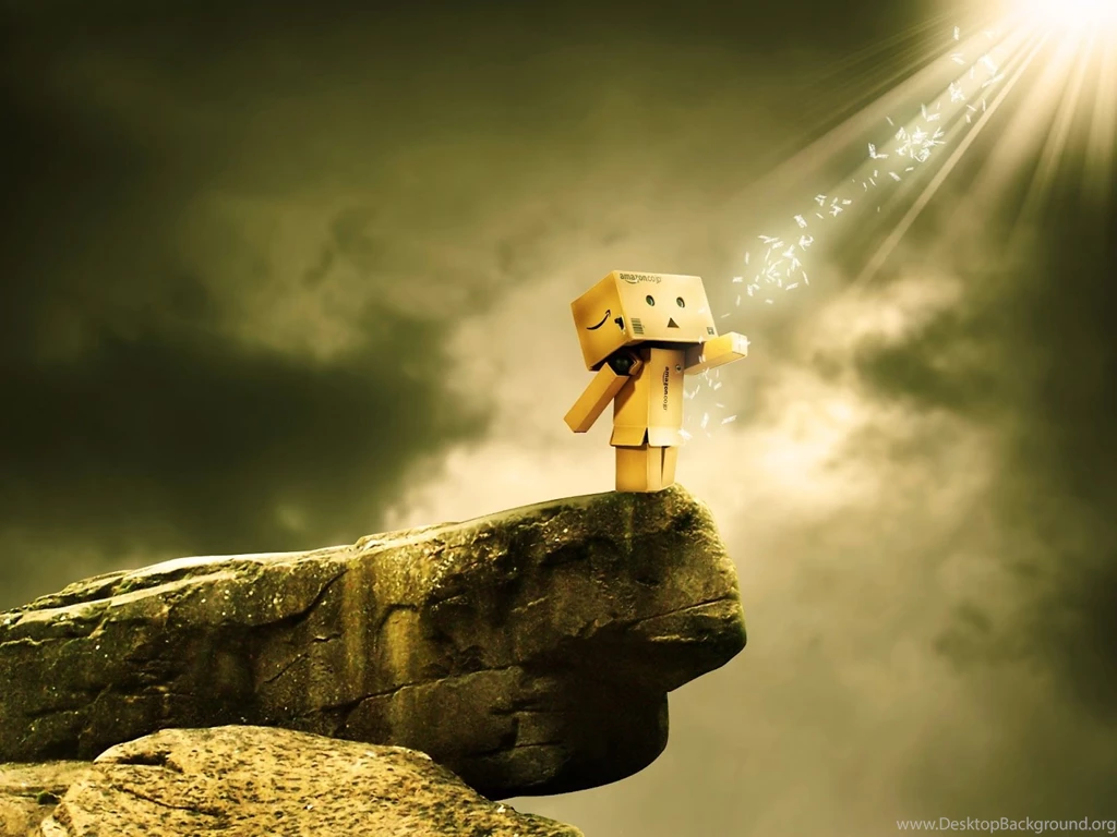 Danbo Box Sad Mood Wallpapers Free