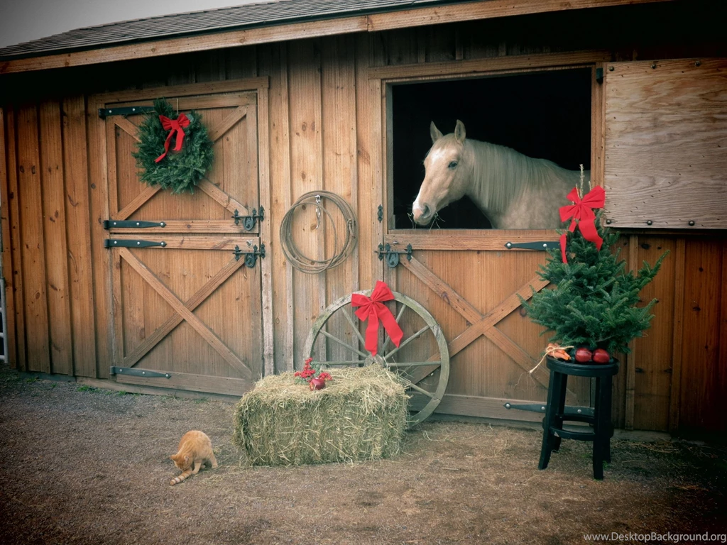 Country Christmas Horses Photo (28304089) Fanpop