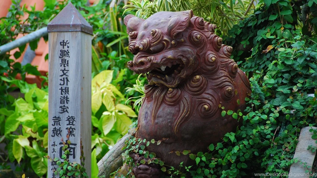 Japanese Dragon Statue Widescreen Wallpapers