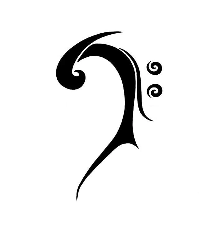 Treble Clef Bass Clef Tattoo ClipArt Best