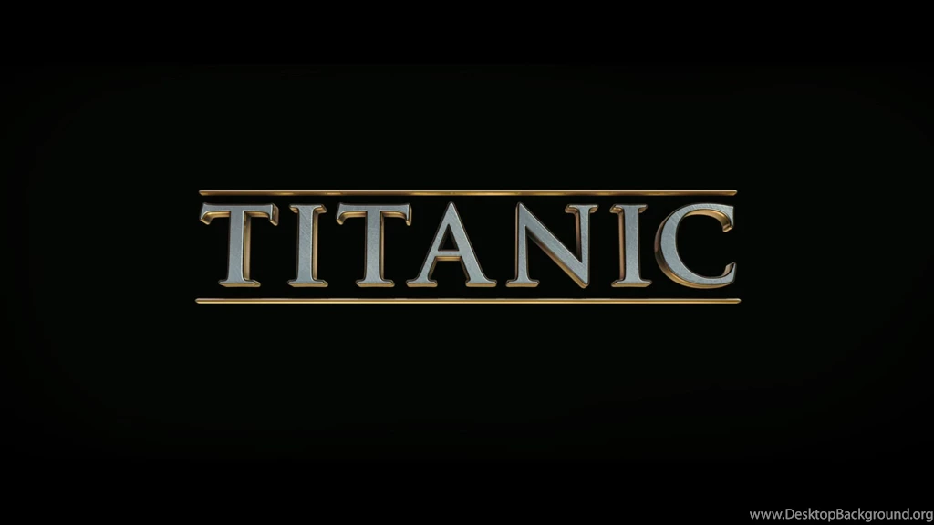 Titanic In 3D Logo HD Wallpapers