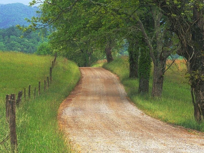 Country Road Through Fields Free Desktop Backgrounds   Free ...