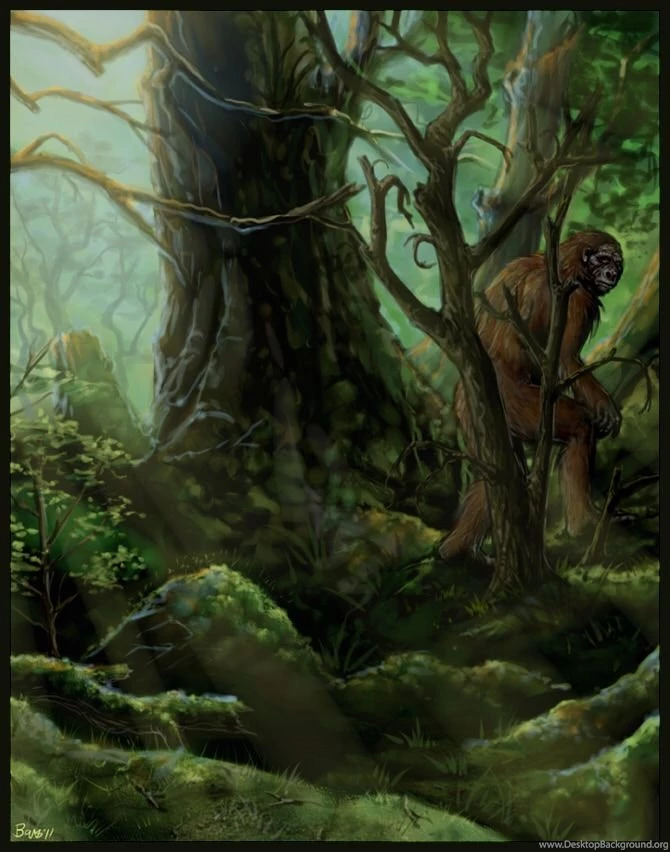 Teddy VS. Bigfoot Old Version By SharpWriter On DeviantArt