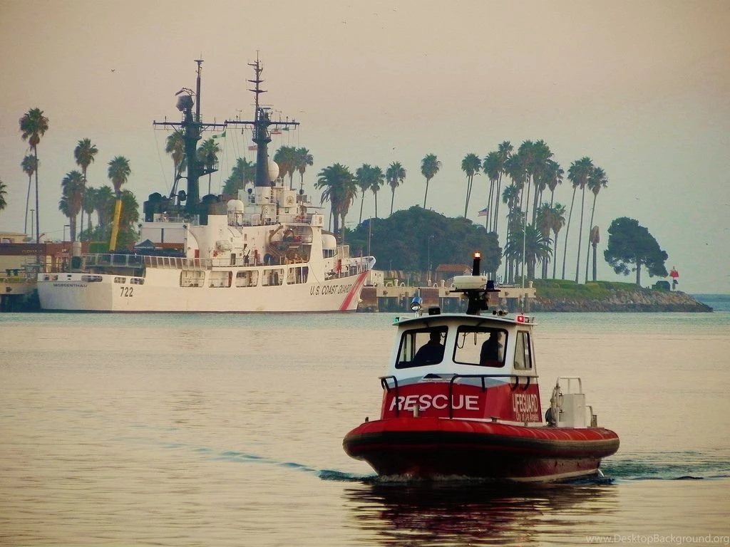 USCG Cutter Morgenthau At Terminal Island... And That Lifeguard ...