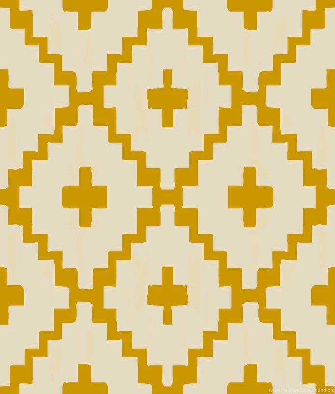Southwest_ Diamond Chevron Light Taupe On Gold Fabric ...