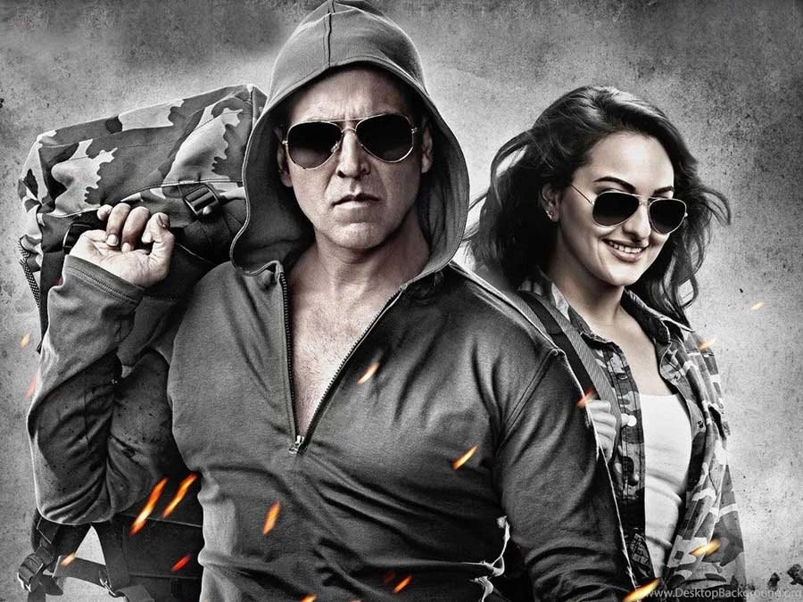 Akshay Kumar With Sonakshi Sinha Holiday HD Wallpapers • PoPoPics.com