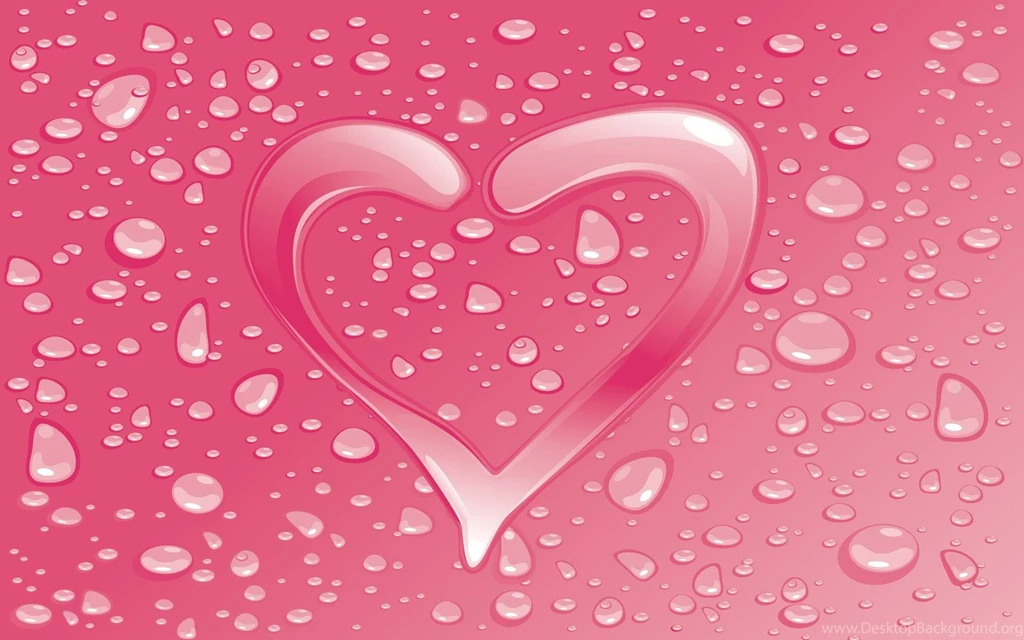 Design Water Drops Hearts Love Heart High Res