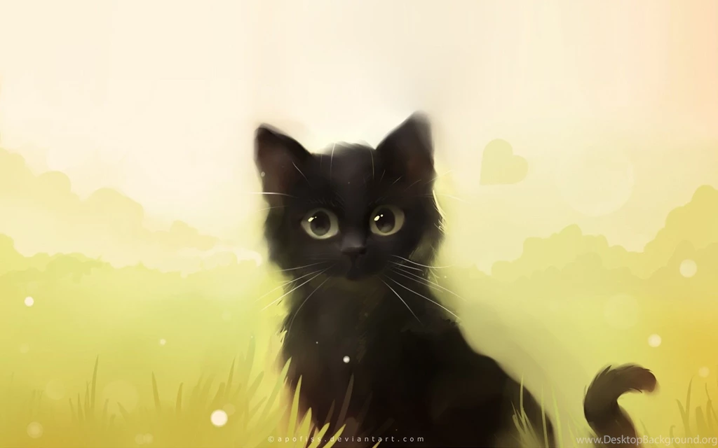 Cats Animals Feline Artwork Kittens Apofiss Cats (drawn) Wallpapers ...