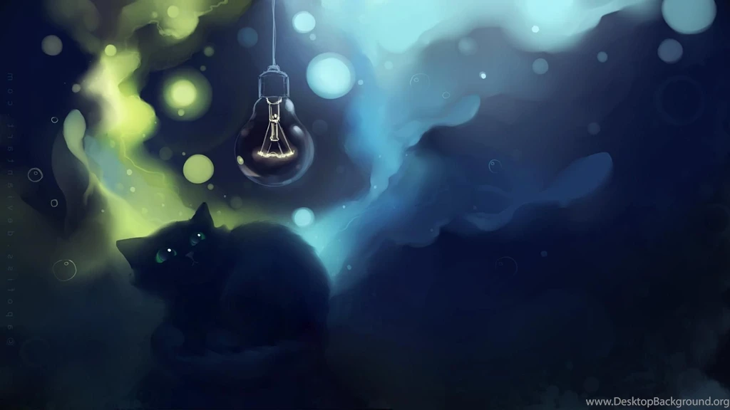 Cat Fright Art Lamp Apofiss