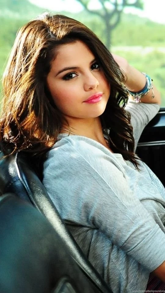 Download Wallpapers 540x960 Selena Gomez, Singer, Car, Photo Shoot ...