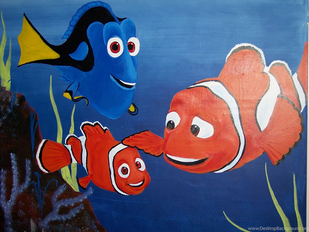 Finding Nemo Mural HD Wallpapers Image For iPad Mini 3 Cartoons ...