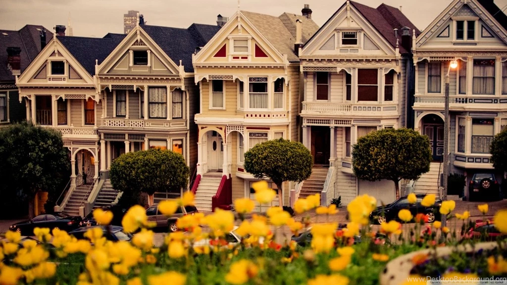 Painted Ladies, San Francisco HD Desktop Wallpapers : High ...