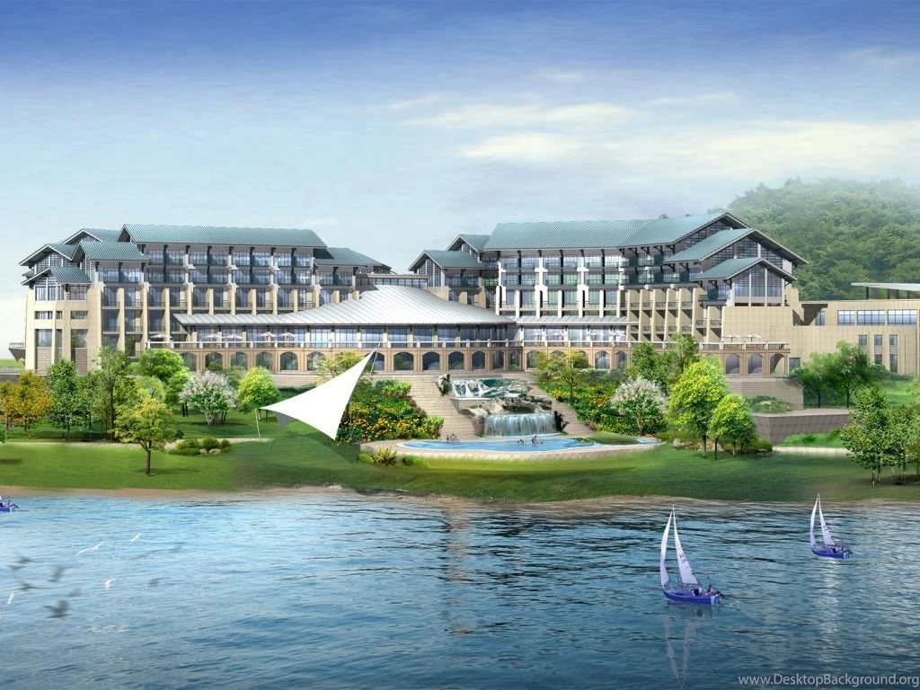 3d hotel 1024 X 768 Wallpapers