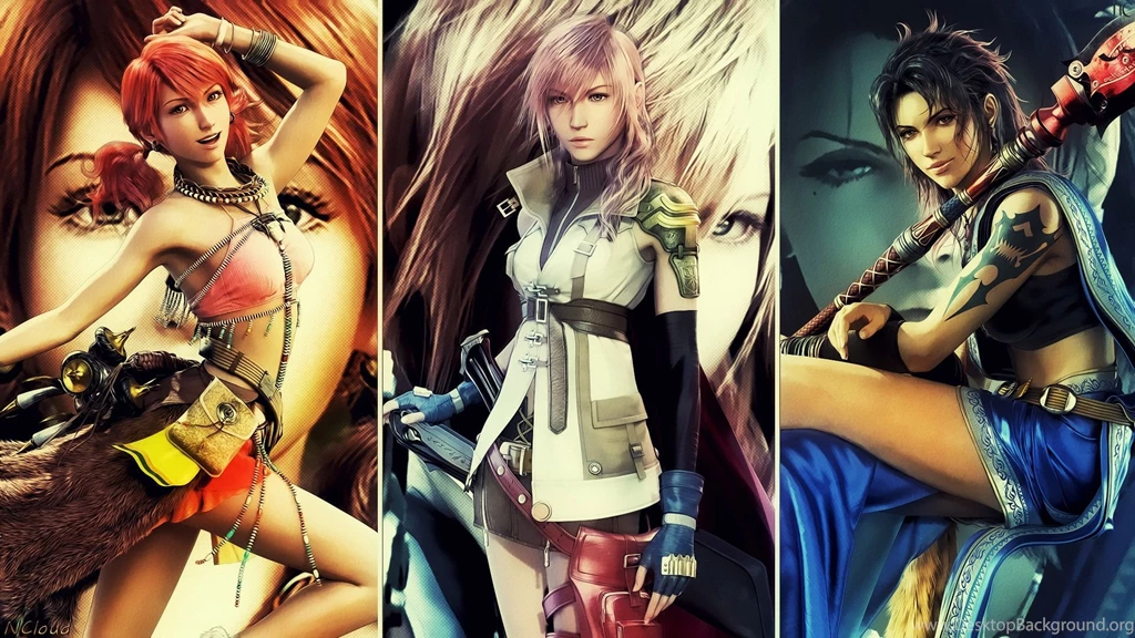 Games Movies Music Anime: My Final Fantasy XIII Ladies Wallpapers